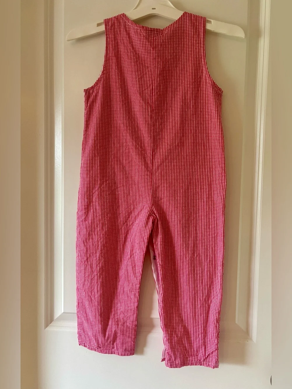 Toddler Boy Red Gingham Longall Classic Whimsy 3T
